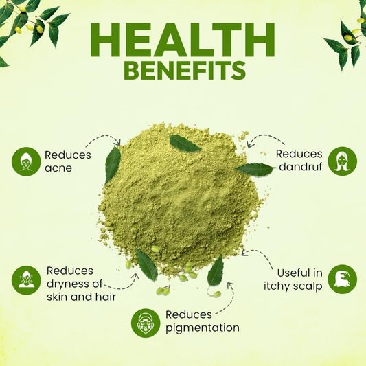 My Herbal Remedies Neem Powder | Finely Ground & Versatile | Ideal for Skin Care, Hair Health, and Detox | Naturally Sourced Ingredient for Daily Use - 200Gm (Pack of 1)