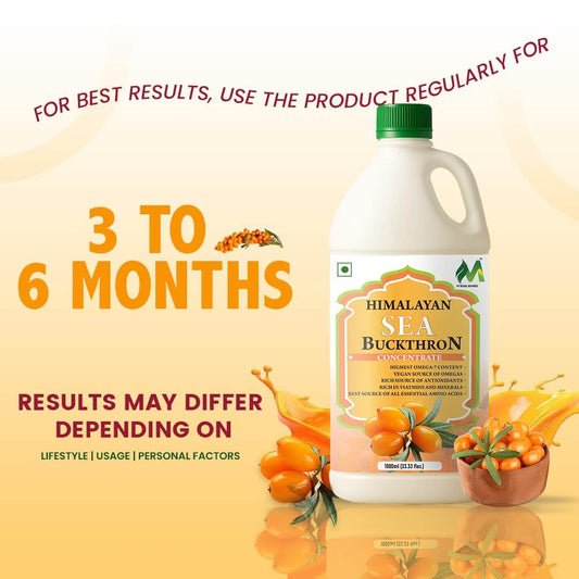 Himalayan Sea Buckthorn 1000ml UVish SeaBuckthorn Face Wash 100ml B1G1 Vitamin C