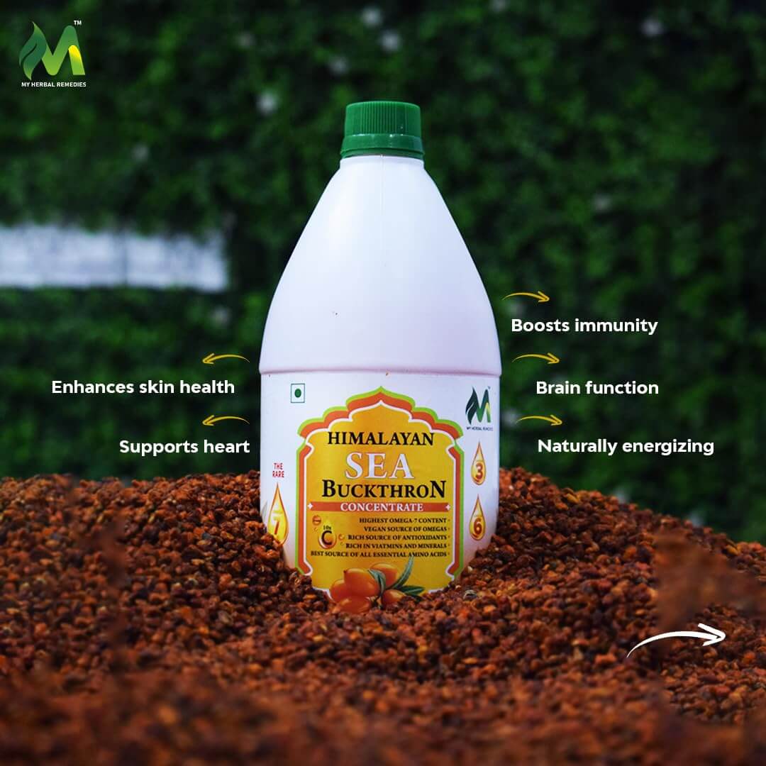 My Herbal Remedies Himalayan Sea Buckthorn Pulp Concentrate 1000ml
