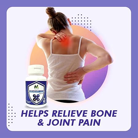 Glucosamine Capsules 500mg 90 Bone Health For Men & Women