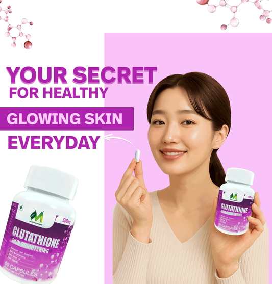 Glutathione Capsule Helps in Antioxidant Support, Skin Glow & Anti-Ageing 60caps (500 mg)