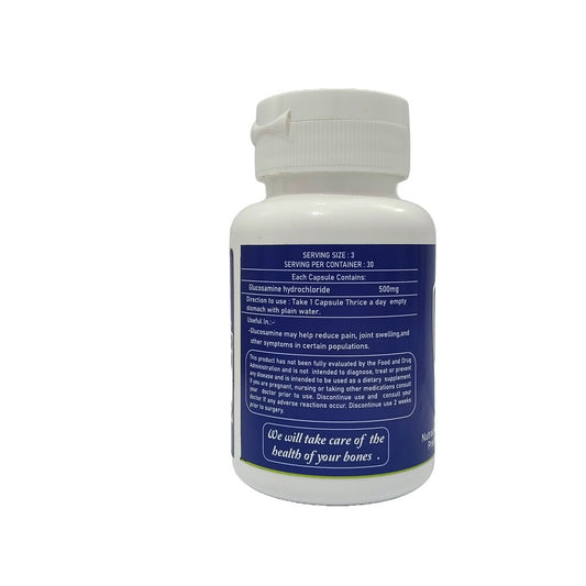 Glucosamine Capsules 500mg 90 Bone Health For Men & Women