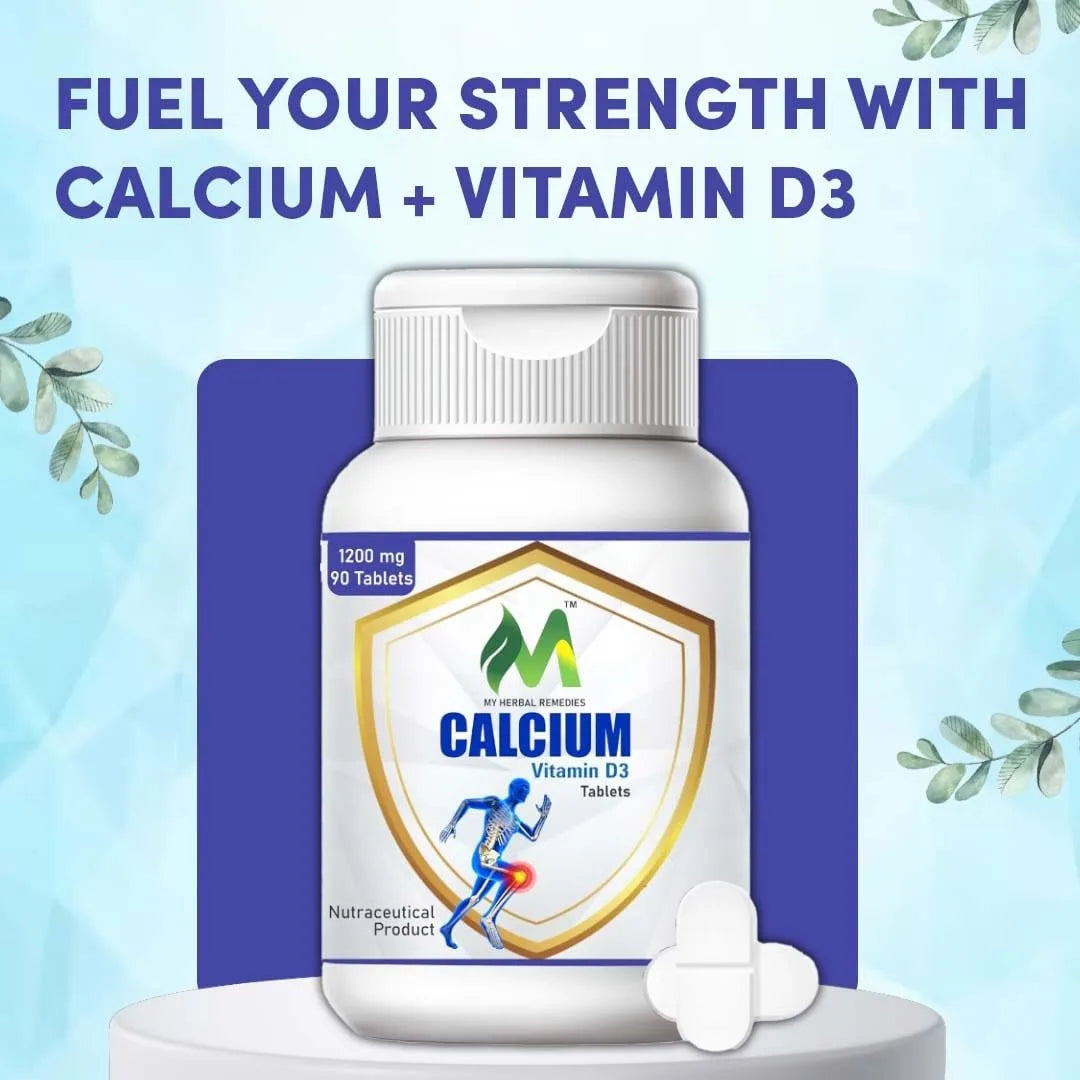 Calcium Vitamin D3 Women and Men Bone Health & Joint 1200mg