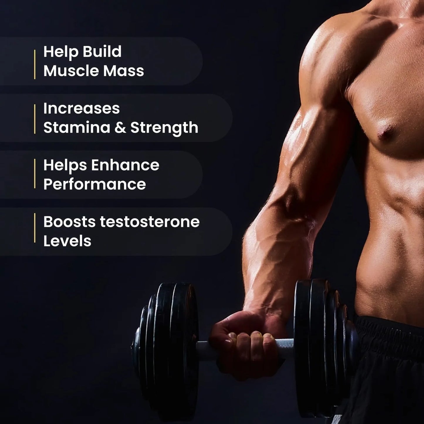 Black Gold Shilajit Capsules Supports Strength, Energy & Stamina 90 Veg Capsules
