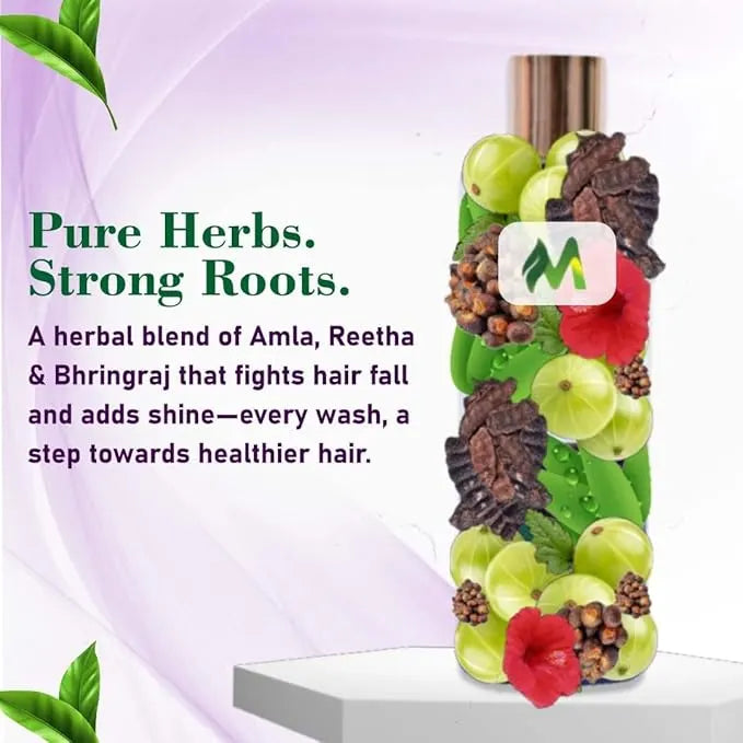 Herbal Shampoo & Hair Serum Combo: Natural Care for Healthier Hair 200ml