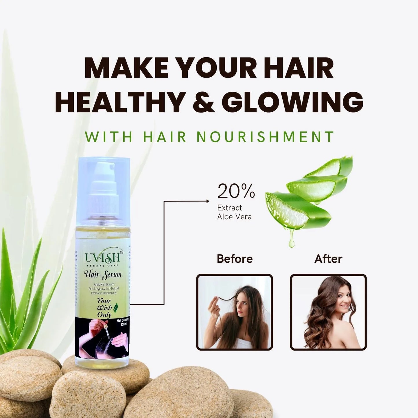 Hair Serum 100ml Hair Fall Control, & Styling for Women