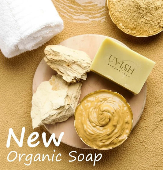 Multani Mitti Handmade Soap Natural Skin Care, Deep Cleansing Pack of 2