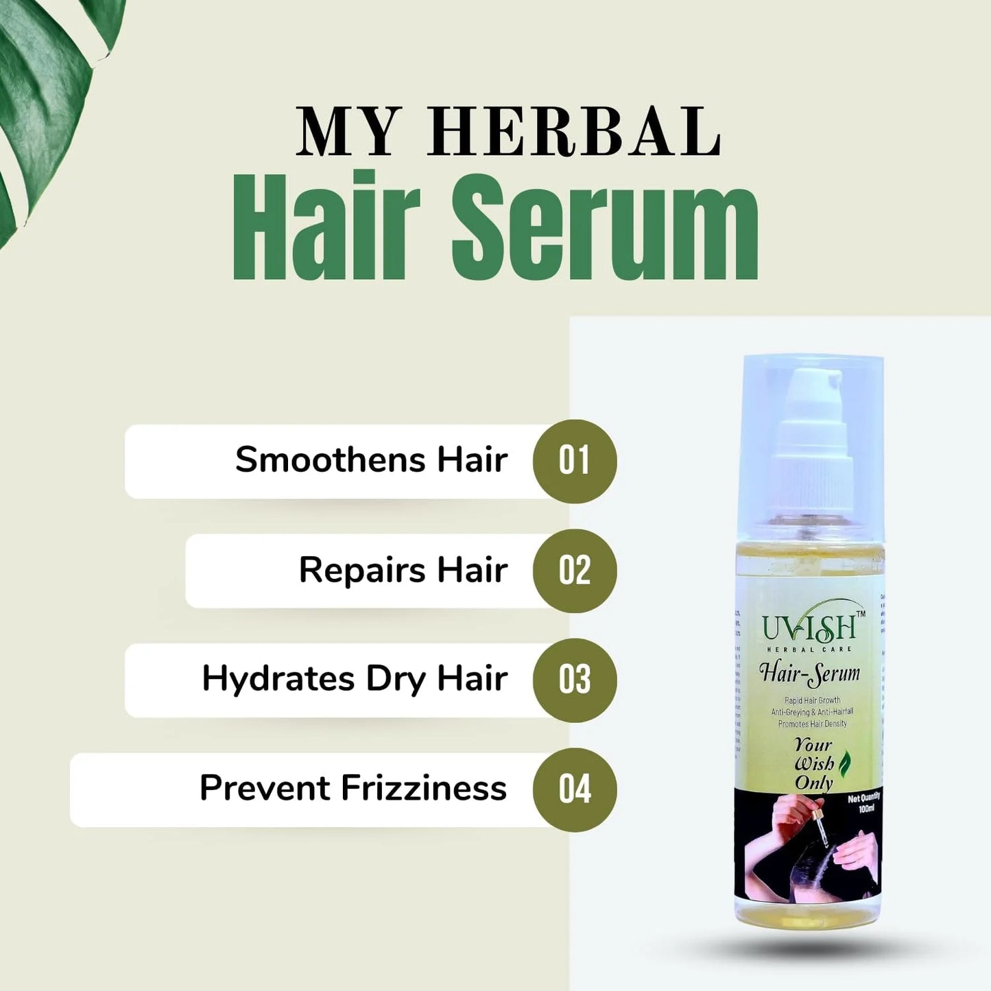 Hair Serum 100ml Hair Fall Control, & Styling for Women