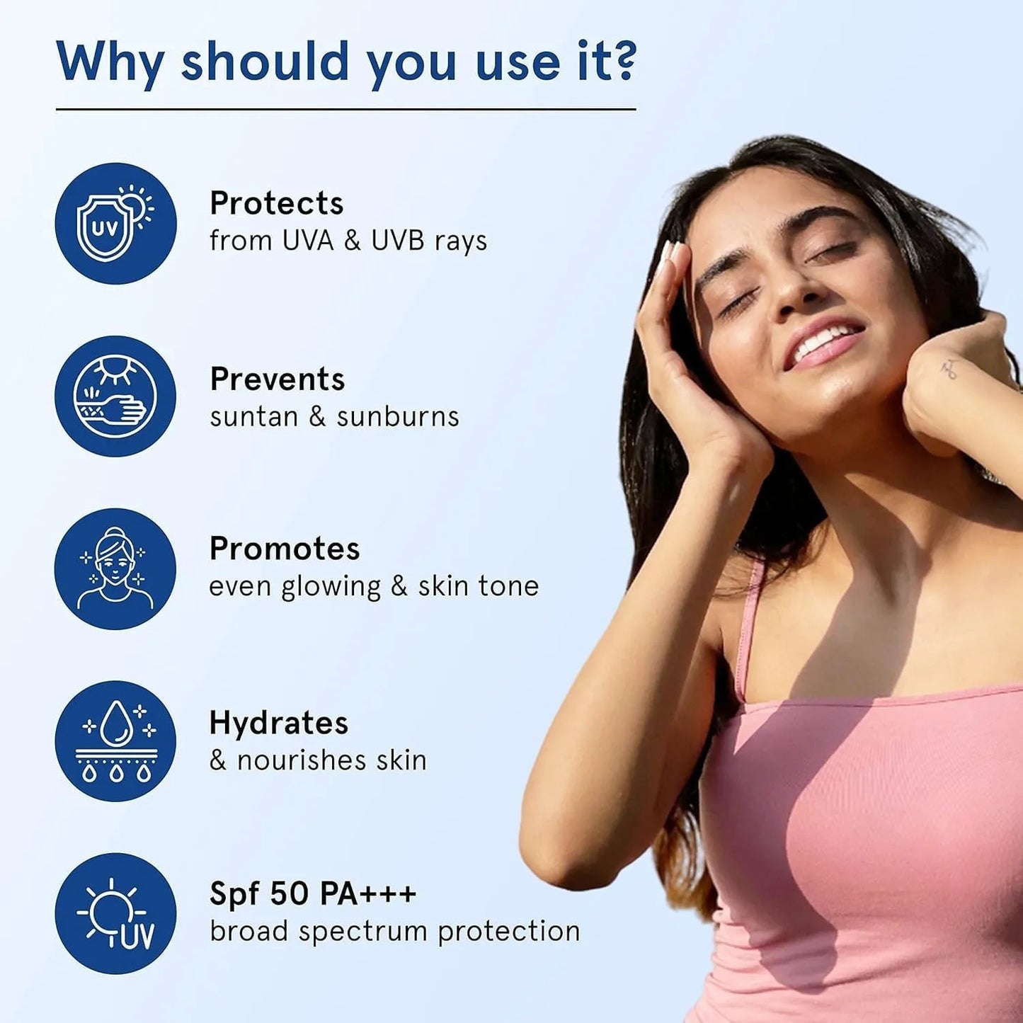 Broad Spectrum SPF 50 Sunscreen Lotion Aloe Vera & Vitamin E