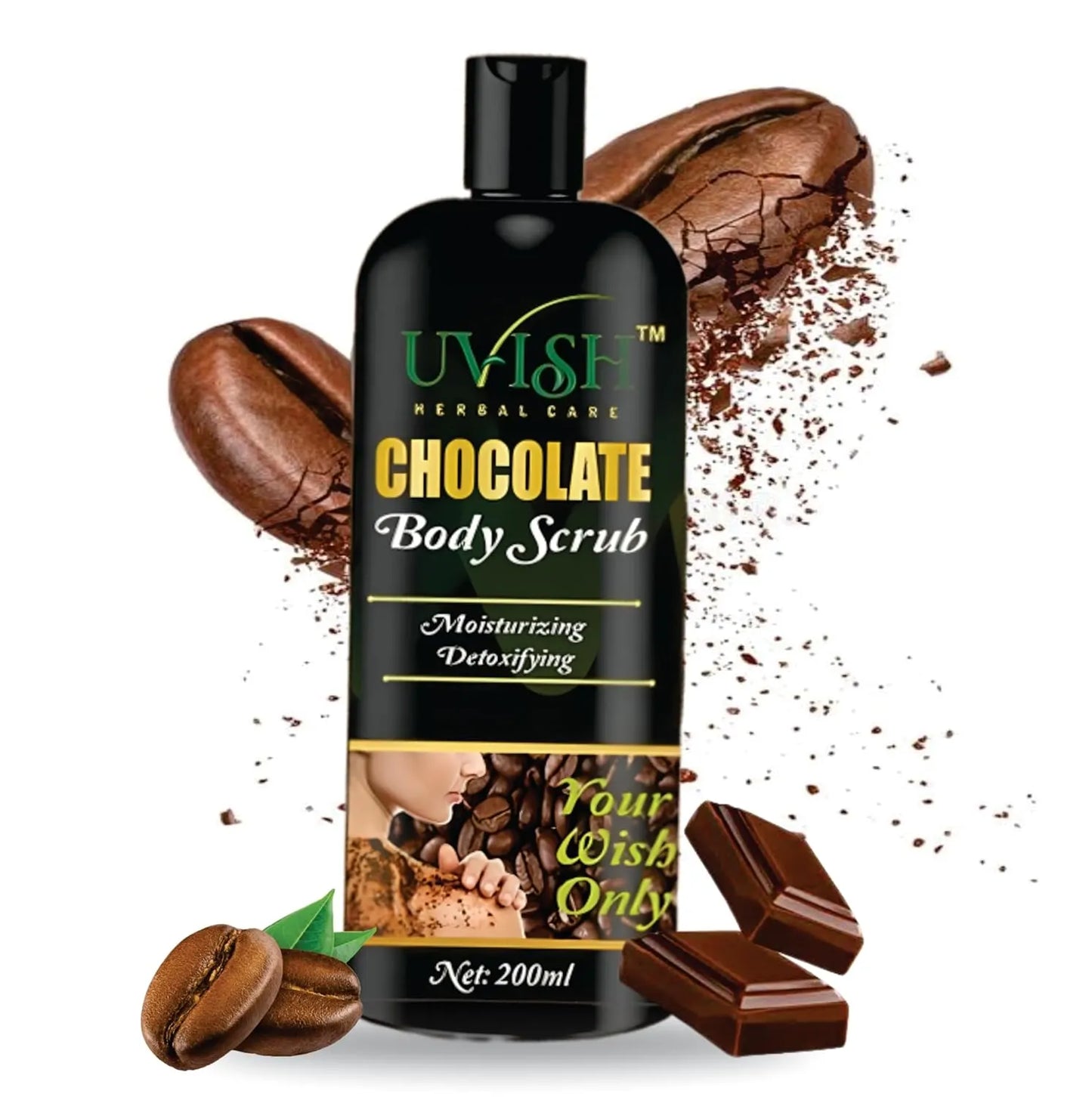 Coffee & Chocolate (200ml) Body Scrub for Tan Removal