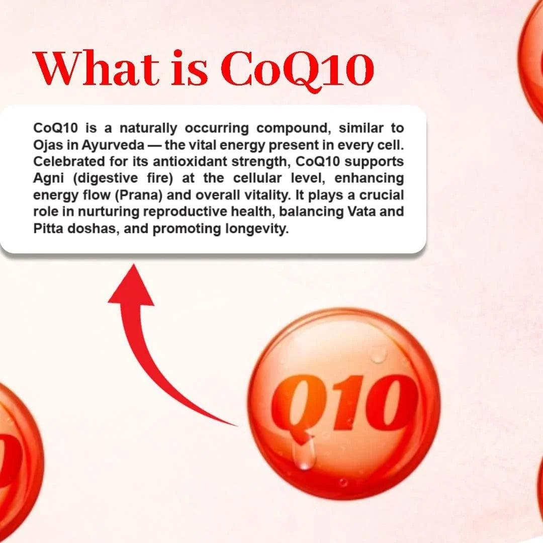 My Herbal Remedies CoQ10 Capsules- 500mg, 60 veg capsule Support Heart