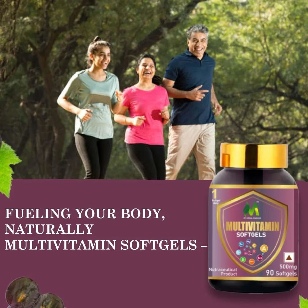 Multivitamin Softgels 90 softgels multivitamin For Men & Women Vitamins, Minerals