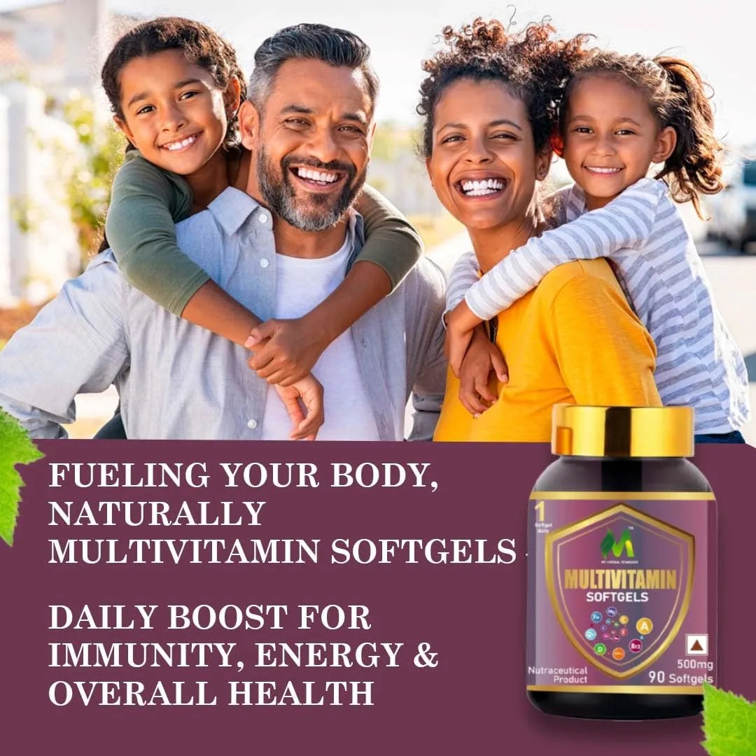 Multivitamin Softgels 90 softgels multivitamin For Men & Women Vitamins, Minerals