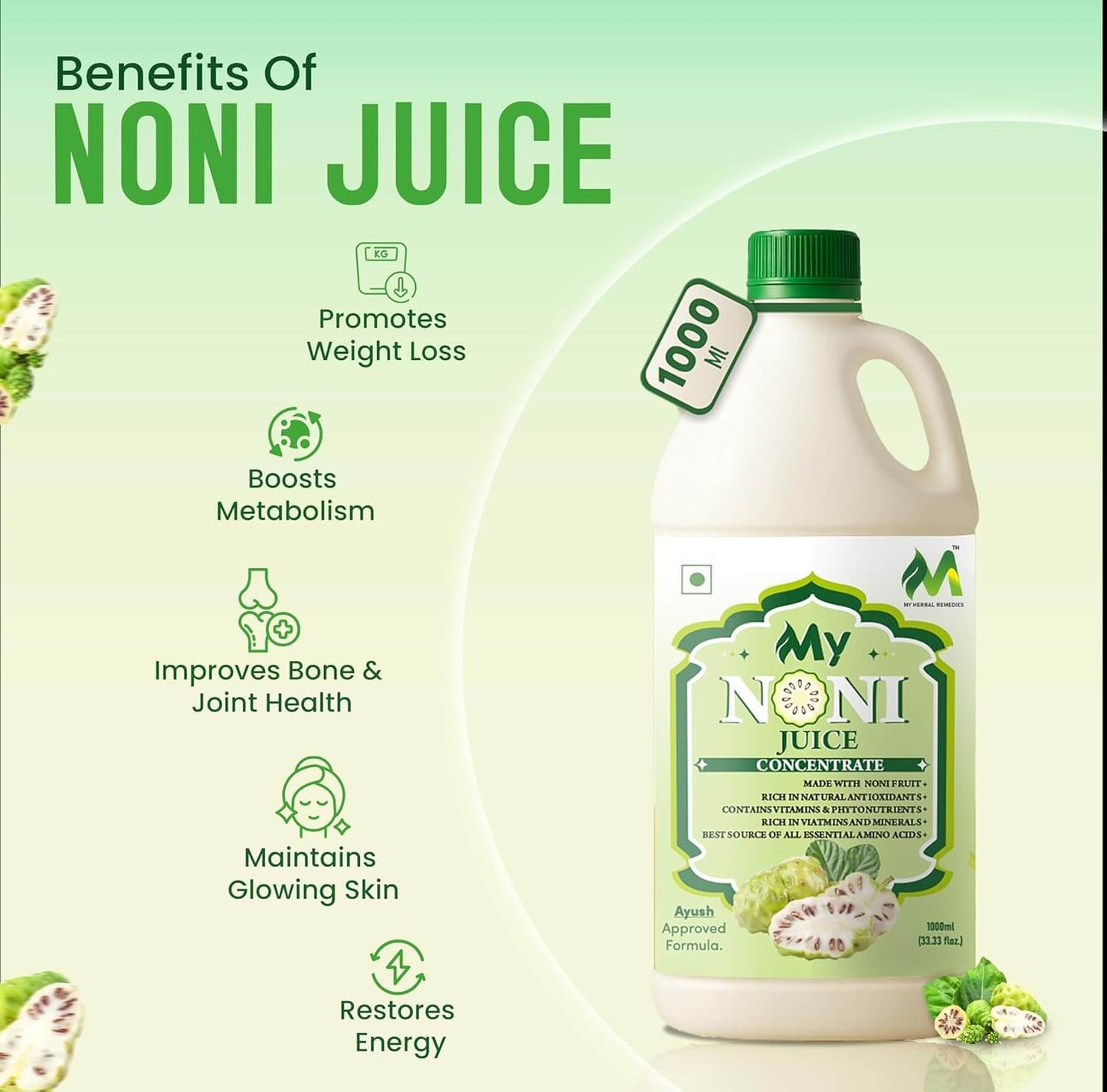 Noni Juice Concentrate (1L)