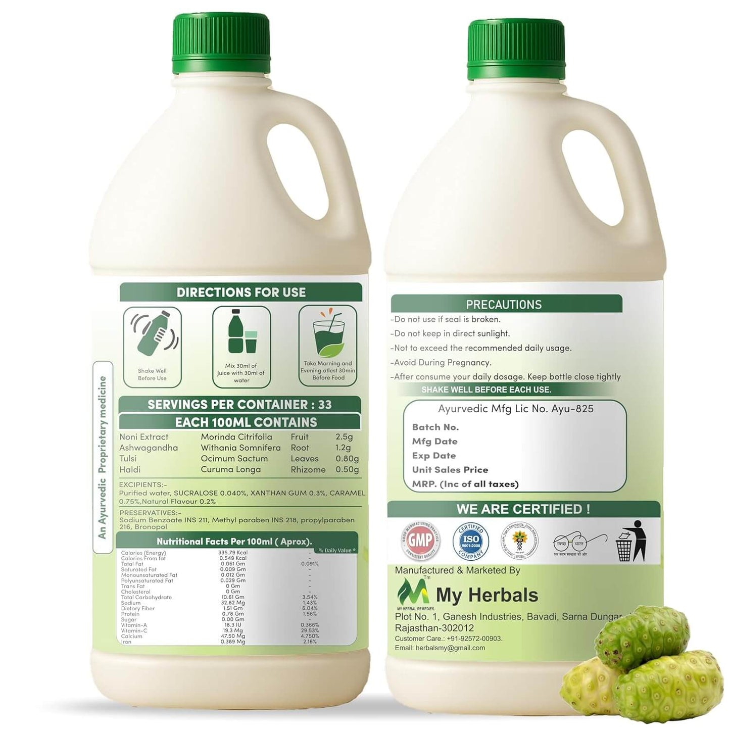 Noni Juice Concentrate (1L)