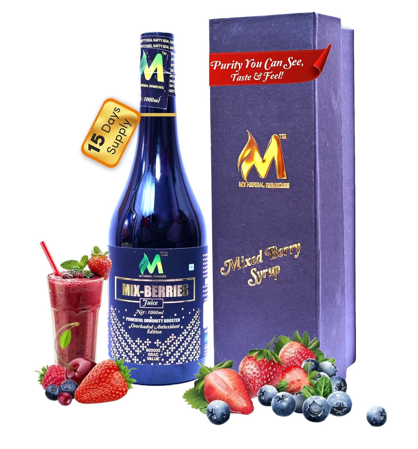 My Herbal Remedies Mix Berry Juice 1000ml