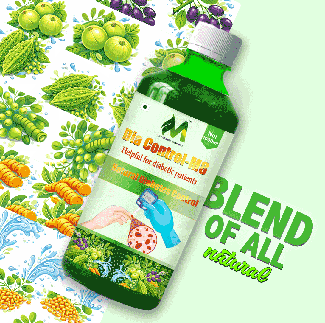Dia Control M8 Herbal Diabetes Control Juice Natural Blood Sugar Management