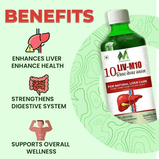 LIV-M10 Liver Care Syrup – Ayurvedic 1000ml for Better Liver Function