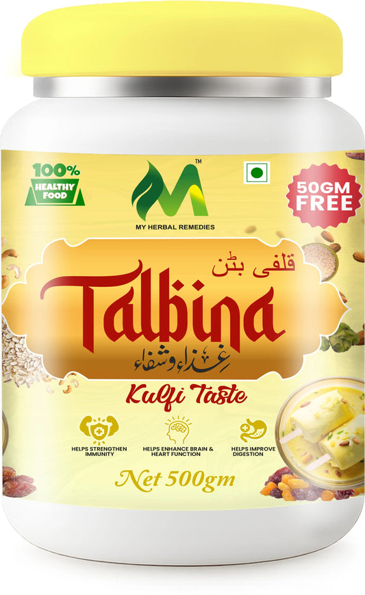 Talbina with Rich Dry Fruits – Kulfi Taste & Nutritious Barley Mix Breakfast 550 g