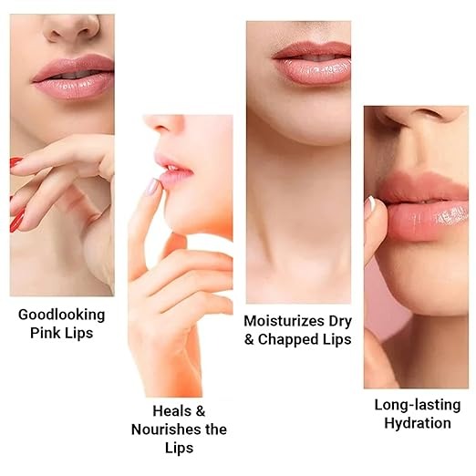 Uvish Lip Balm | Moisturizes & Nourishes (Pack of 2) | Hydrates Dry & Chapped Lips | 100% Vegan | 10g | Strawberry Lip Balm