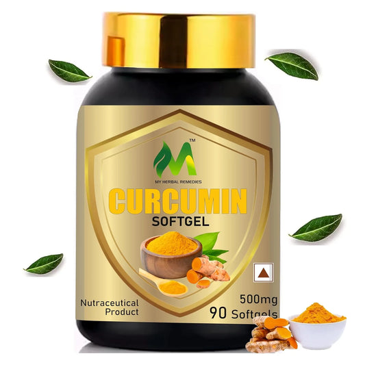 Curcumin Softgels 95% Curcumin Extract 500mg Per Softgel 90 Softgels