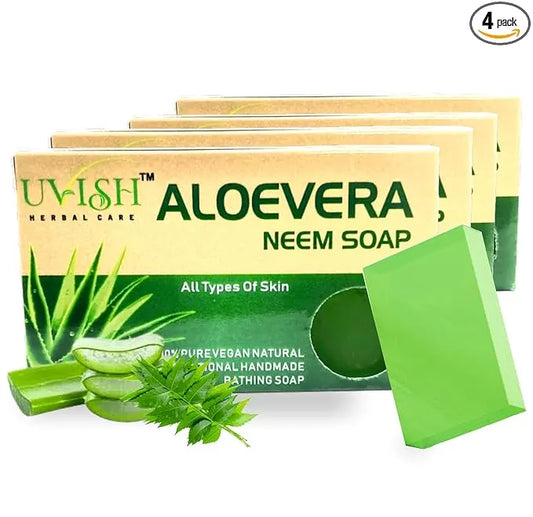 HANDMADE GLYCRIN NEEM SOAP 100GM (PACK OF 4) 100GM*4