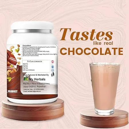 Dry Fruits Protein Powder 500g Chocolate Flavor Daily Protein for Men & Women