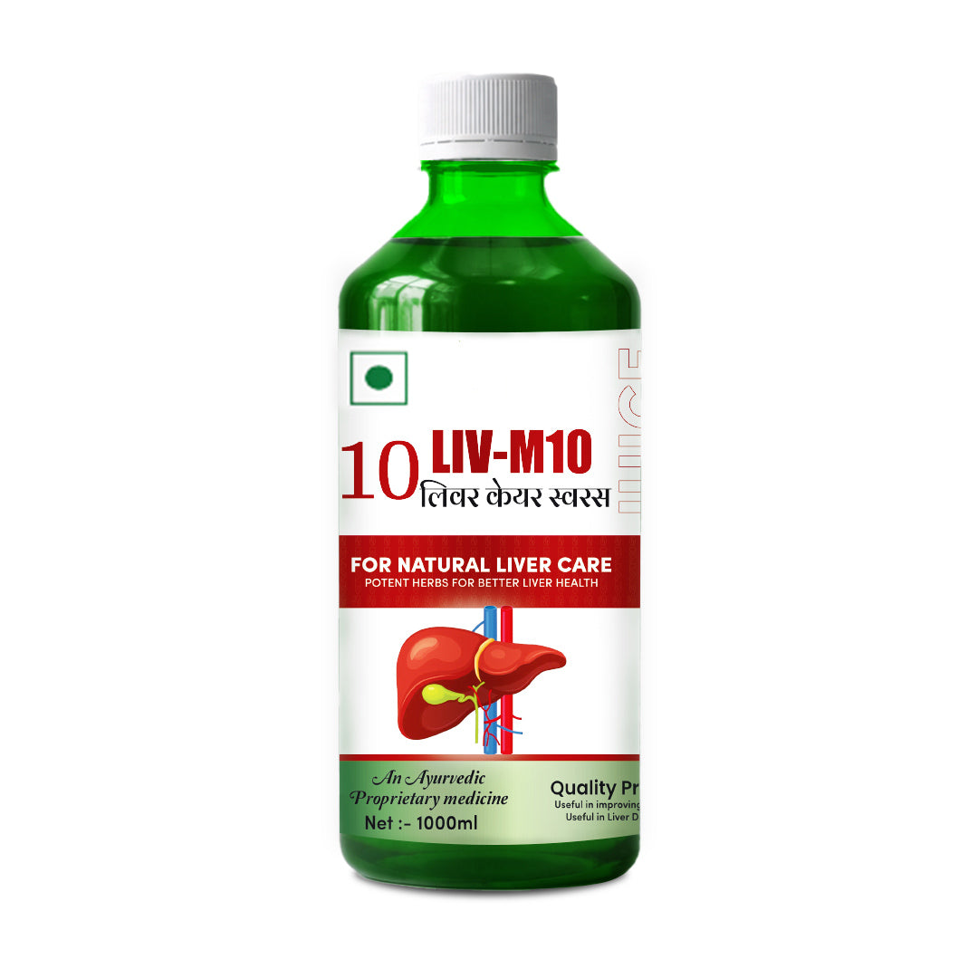 LIV-M10 Liver Care Syrup – Ayurvedic 1000ml for Better Liver Function