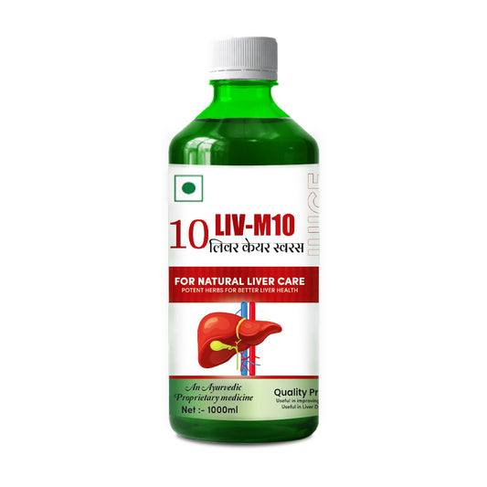 LIV-M10 Liver Care Syrup – Ayurvedic 1000ml for Better Liver Function