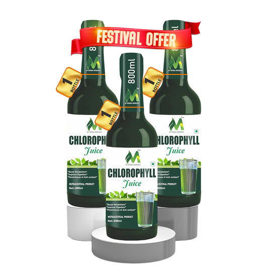 Chlorophyll Juice – Detox, Immunity & Energy Booster (Pack of 3) (2400 ml)