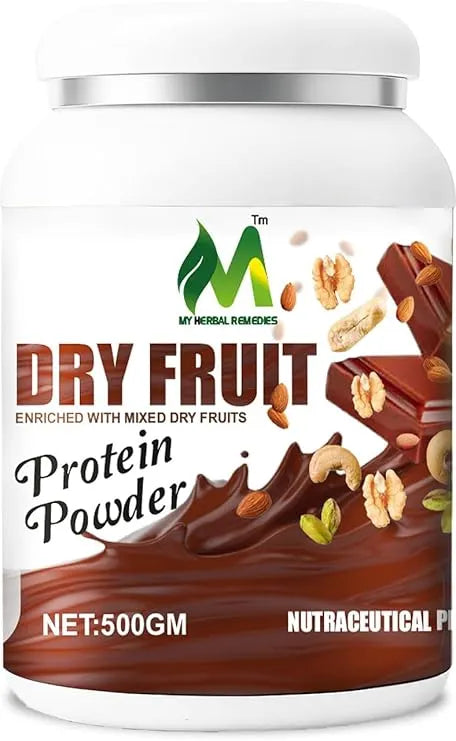 Dry Fruits Protein Powder 500g Chocolate Flavor Daily Protein for Men & Women