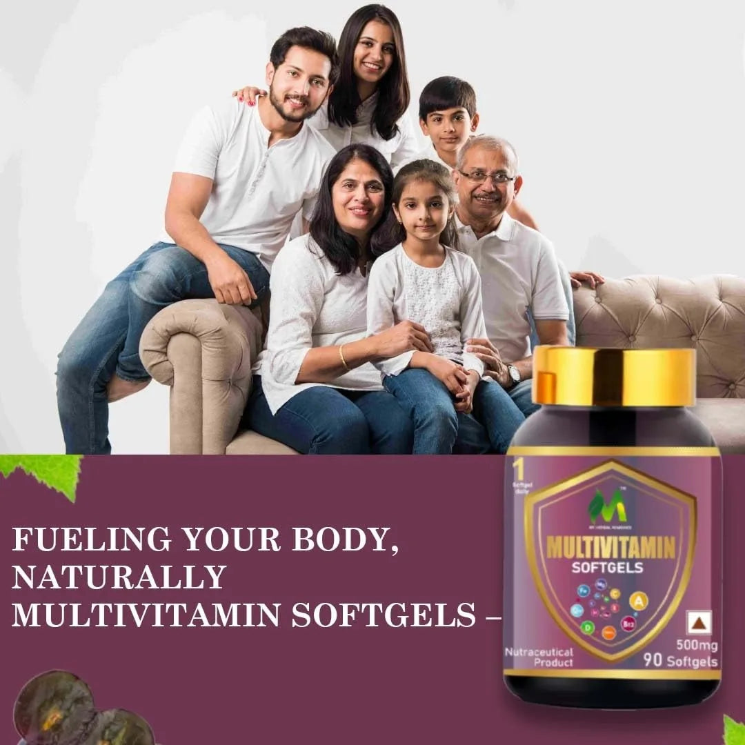 Multivitamin Softgels 90 softgels multivitamin For Men & Women Vitamins, Minerals