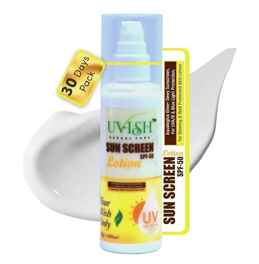 Broad Spectrum SPF 50 Sunscreen Lotion Aloe Vera & Vitamin E